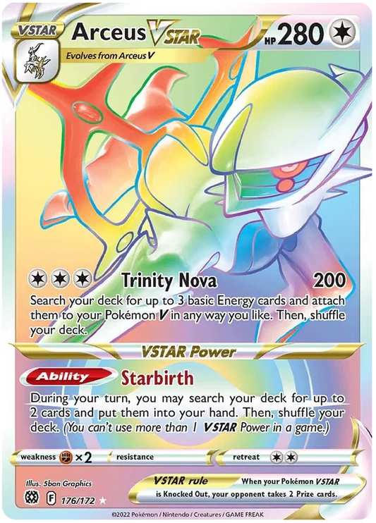 Arceus VSTAR 176/172 Sword & Shield Brilliant Stars