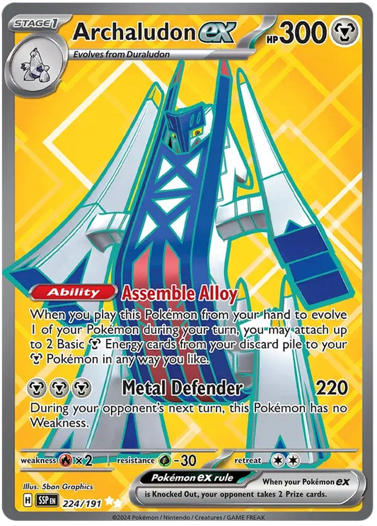 Archaludon ex 224/191 Surging Sparks