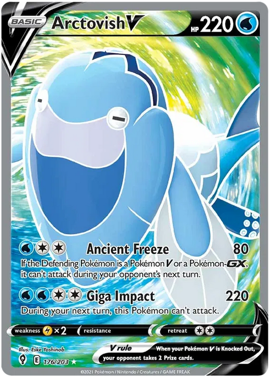 Arctovish V 176/203 Sword & Shield Evolving Skies