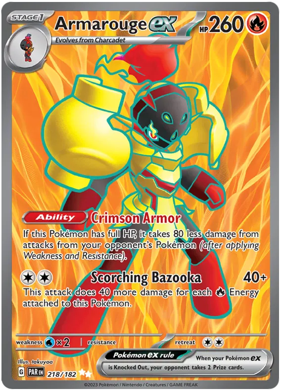 Armarouge ex 218/182 Paradox Rift