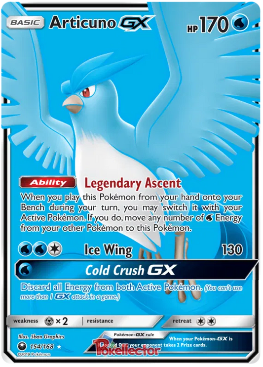 Articuno GX 154/168 Celestial Storm