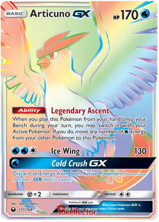 Articuno GX 171/168 Celestial Storm