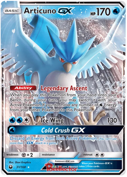 Articuno GX 31/168 Celestial Storm