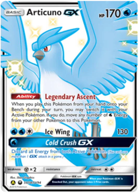 Articuno GX SV54/SV94 Hidden Fates