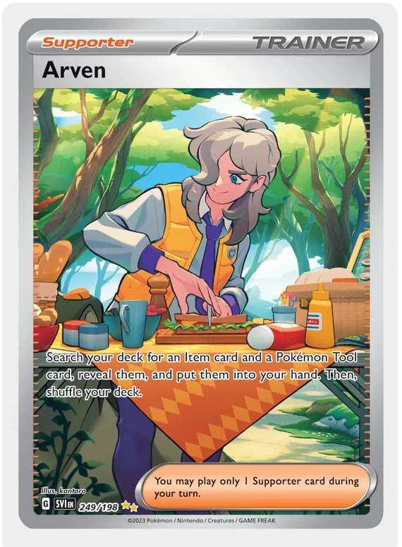 Arven 249/198 Scarlet & Violet Base Set