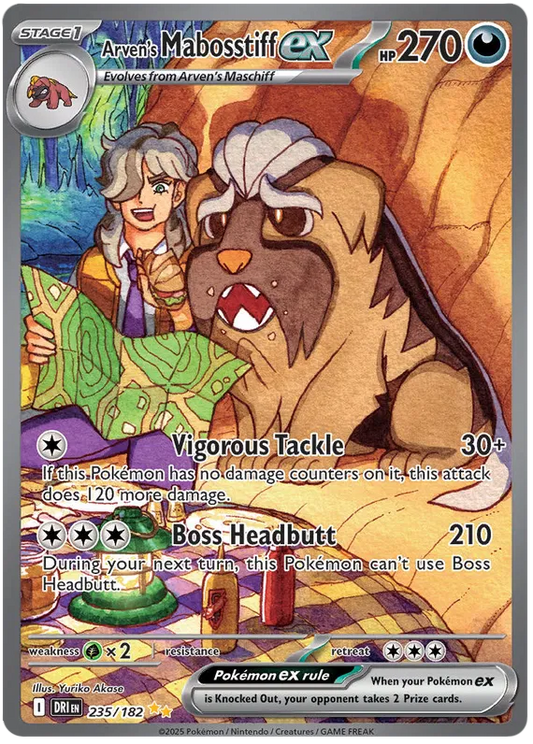 Arven's Mabosstiff ex 235/182 Destined Rivals