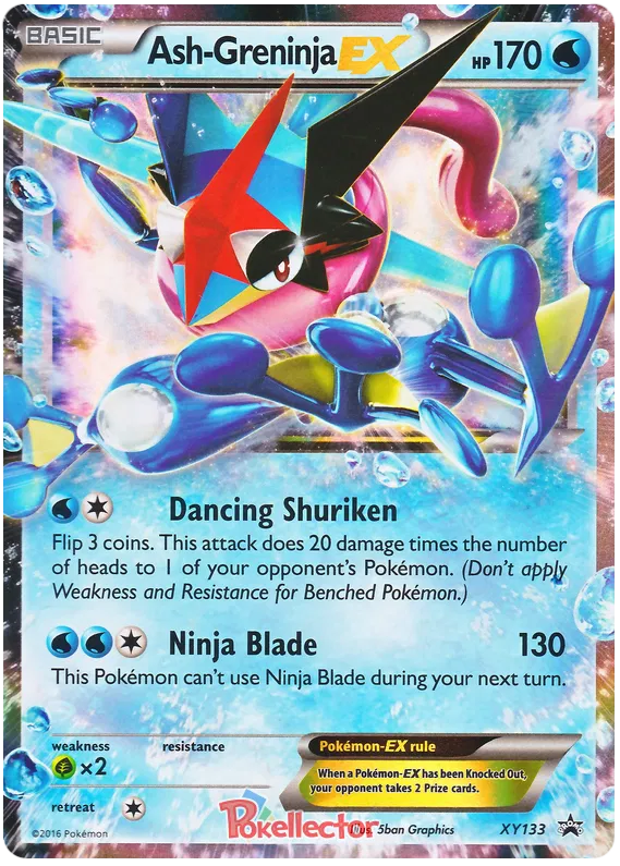 Ash Greninja EX XY133 Promos