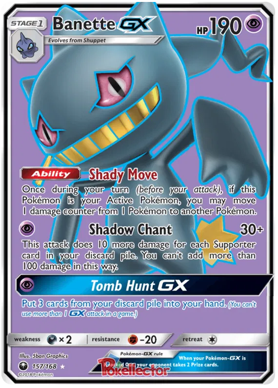 Banette GX 157/168 Celestial Storm