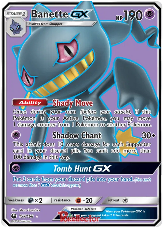 Banette GX 157/168 Celestial Storm