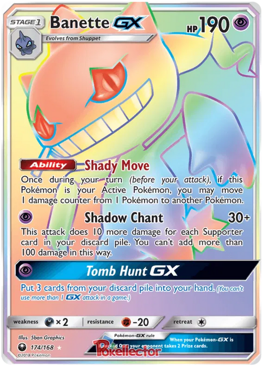 Banette GX 174/168 Celestial Storm