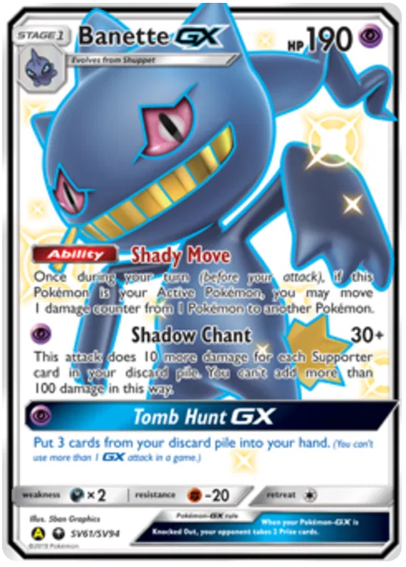 Banette GX SV61/SV94 Hidden Fates