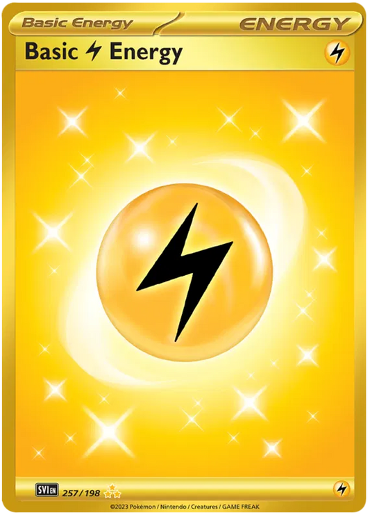 Basic Lightning Energy 257/198 Scarlet  Violet Base Set