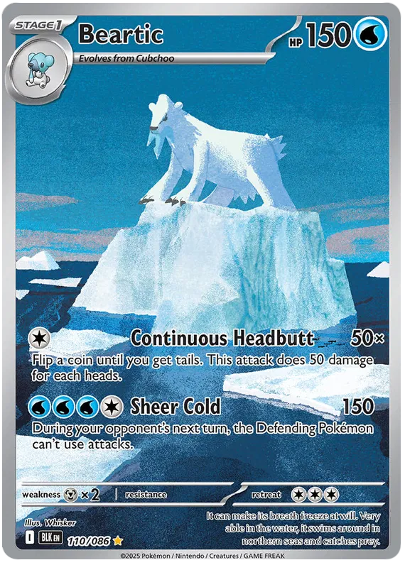 Beartic 110/086 Black Bolt