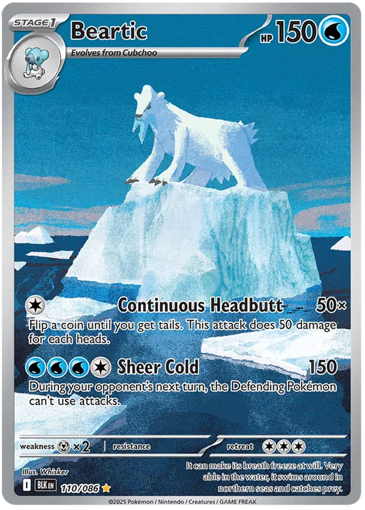 Beartic 110/086 Black Bolt