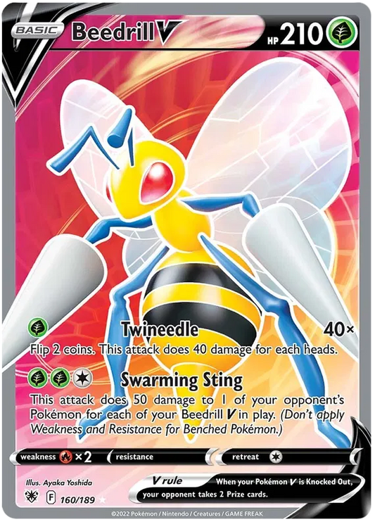 Beedrill V 160/189 Sword & Shield Astral Radiance