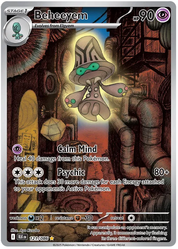 Beheeyem 121/086 Black Bolt