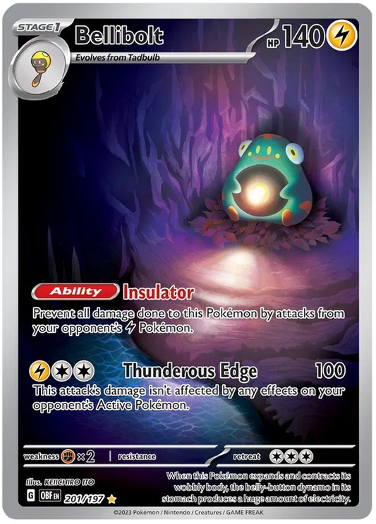 Bellibolt 201/197 Obsidian Flames