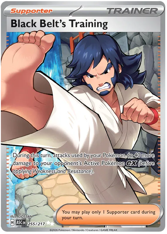 Black Belt's Training 255/217 Ascended Heroes