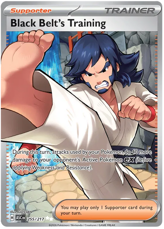 Black Belt's Training 255/217 Ascended Heroes