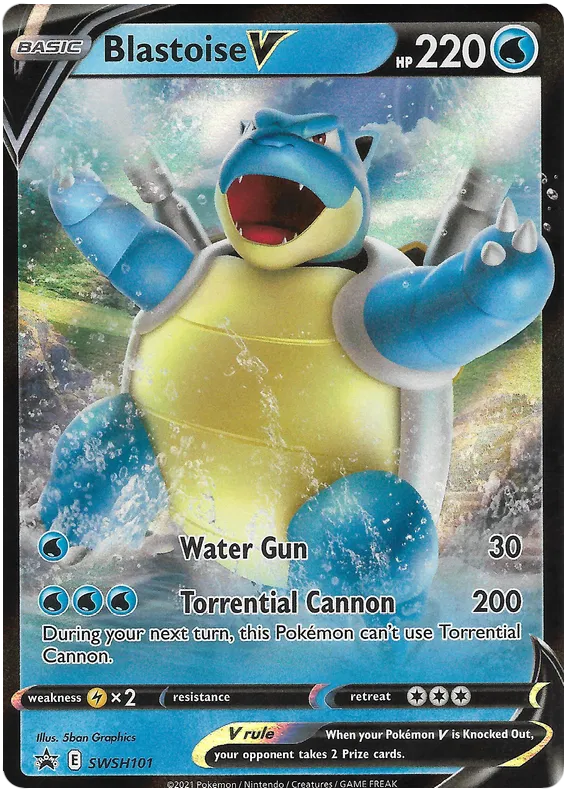 Blastoise V SWSH101 Sword & Shield Promo