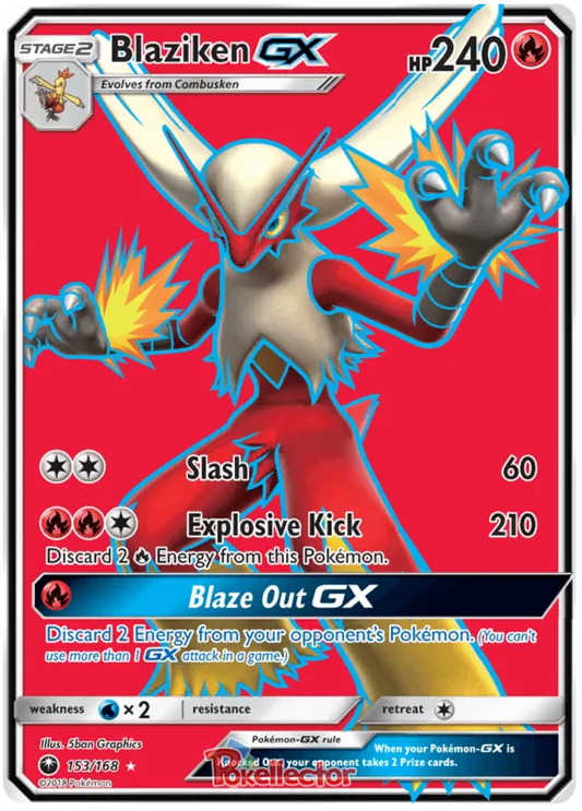 Blaziken GX 153/168 Celestial Storm