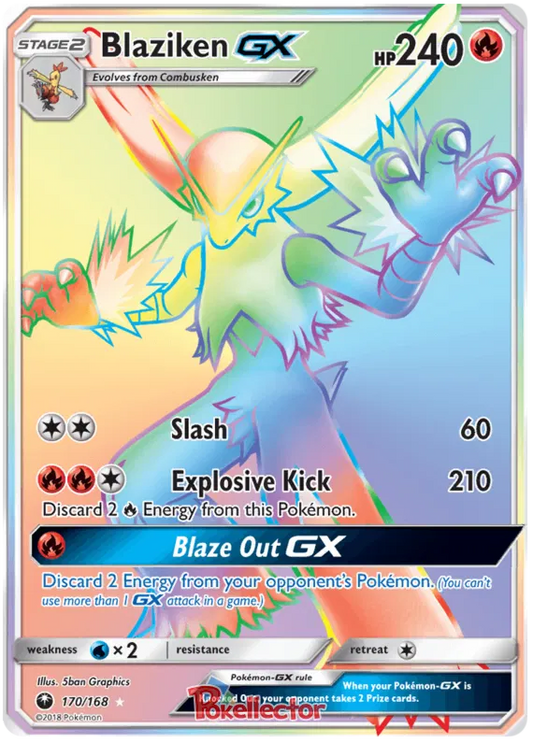 Blaziken GX 170/168 Celestial Storm