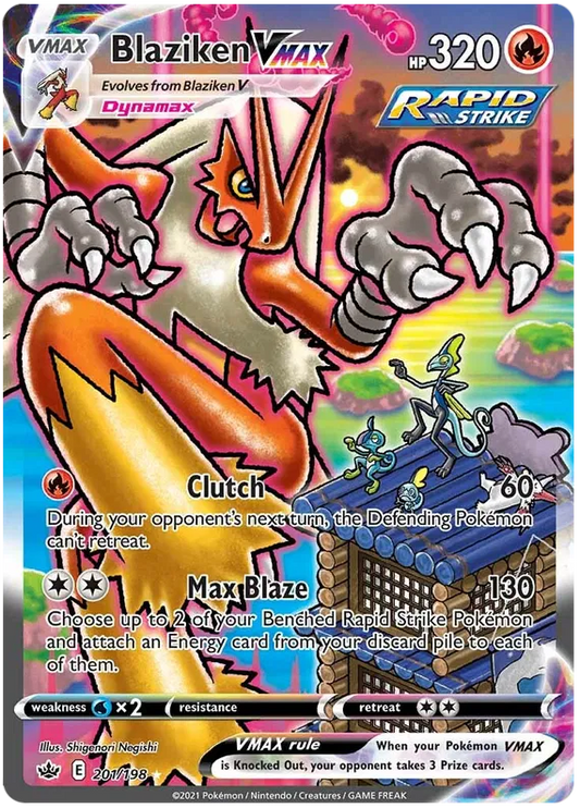 Blaziken VMAX 201/198 Chilling Reign