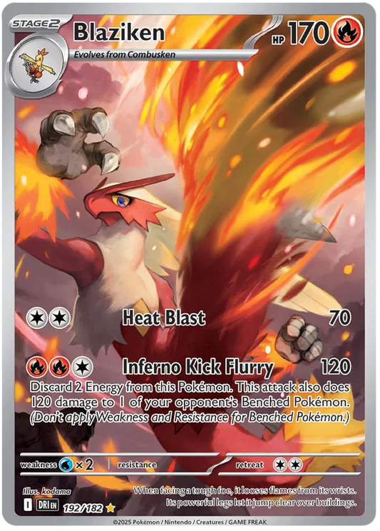Blaziken 192/182 Destined Rivals