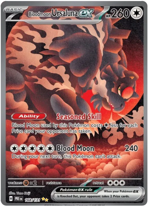 Bloodmoon Ursaluna ex 168/131 Prismatic Evolutions