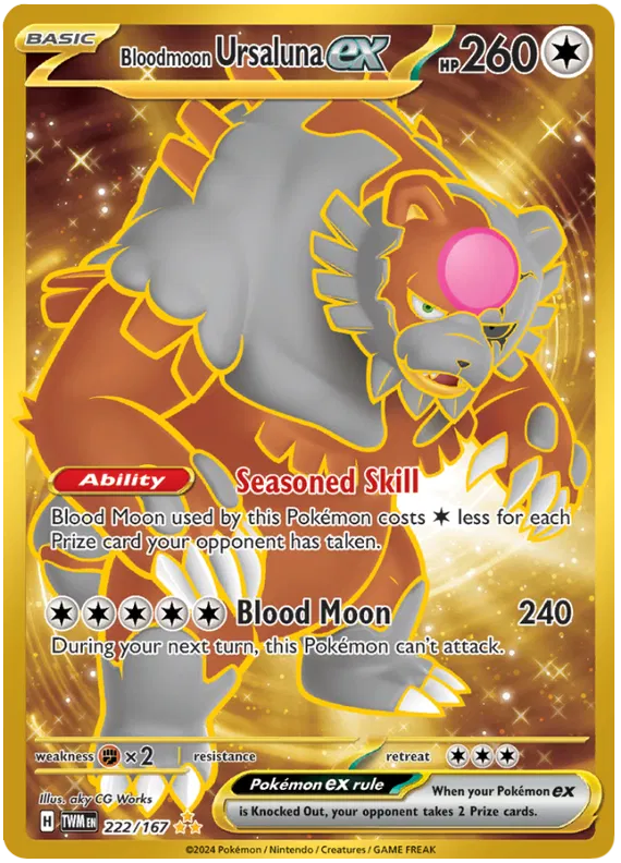 Bloodmoon Ursaluna ex 222/167 Twilight Masquerade