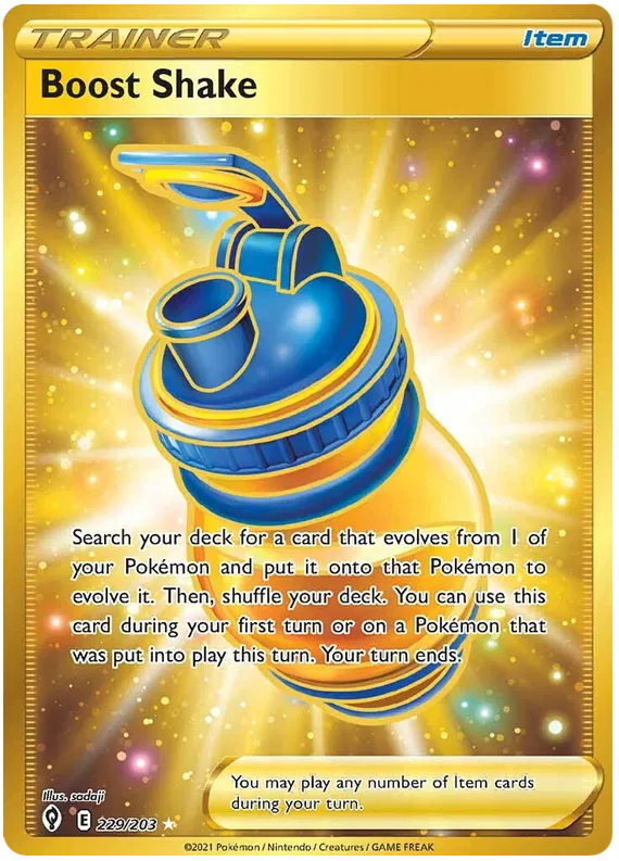 Boost Shake 229/203 Sword & Shield Evolving Skies