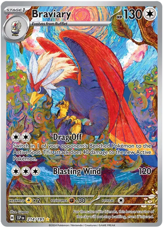Braviary 214/191 Surging Sparks