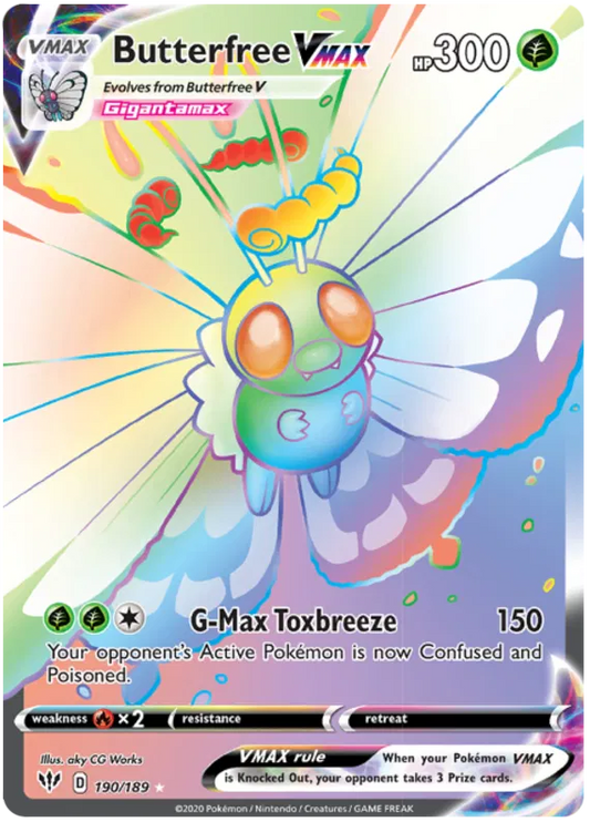 Butterfree VMAX 190/189 Darkness Ablaze
