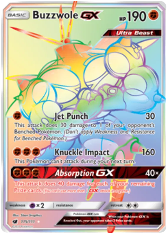 Buzzwole GX 115/111 Crimson Invasion