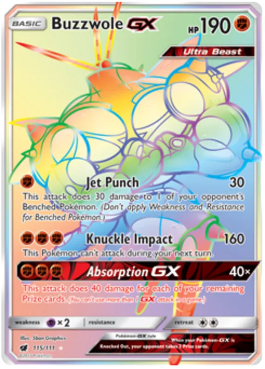 Buzzwole GX 115/111 Crimson Invasion