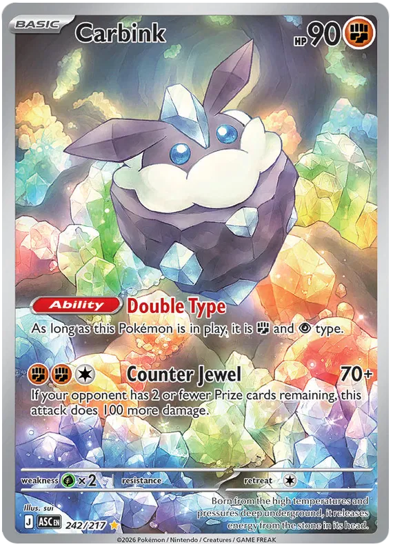 Carbink 242/217 Ascended Heroes