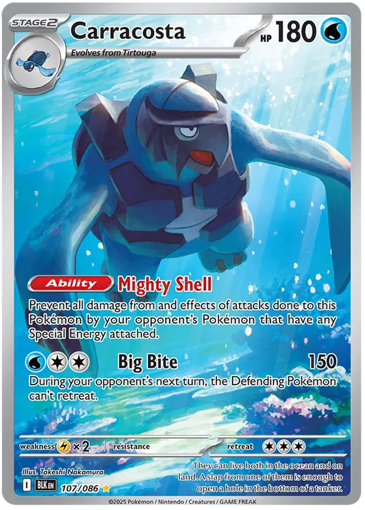 Carracosta 107/086 Black Bolt