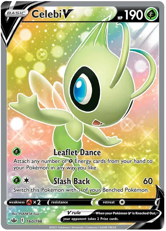Celebi V 160/198 Sword & Shield Chilling Reign