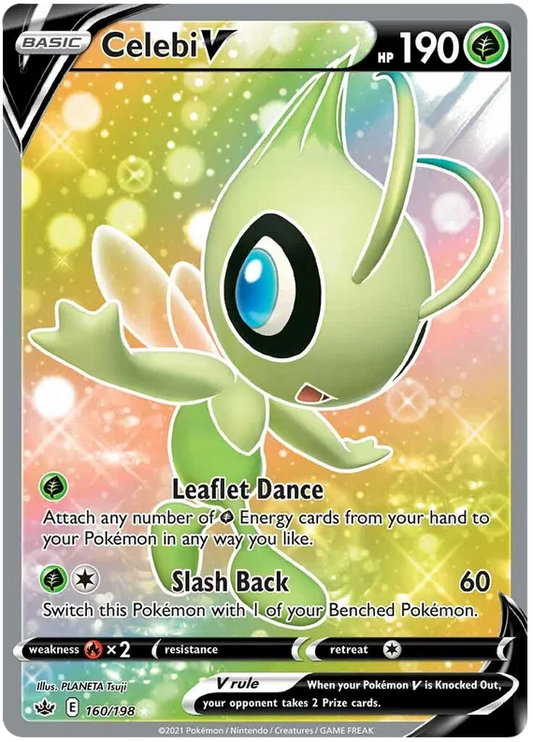 Celebi V 160/198 Sword & Shield Chilling Reign