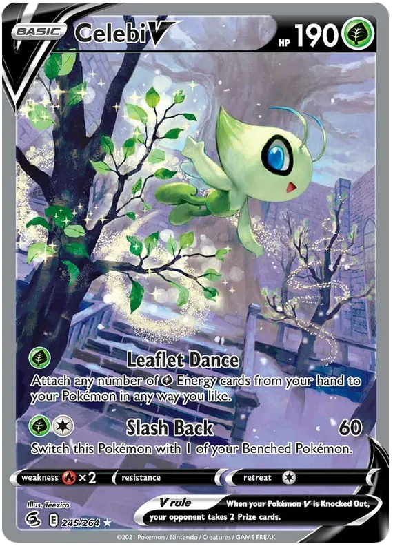 Celebi V 245/264 Sword & Shield Fusion Strike