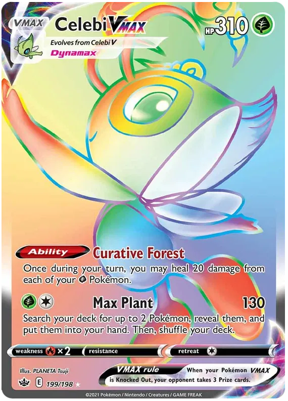 Celebi VMAX 199/198 Chilling Reign