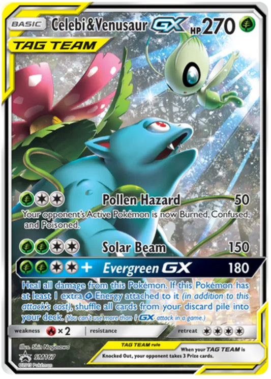 Celebi & Venusaur GX SM167 Sun & Moon Promos