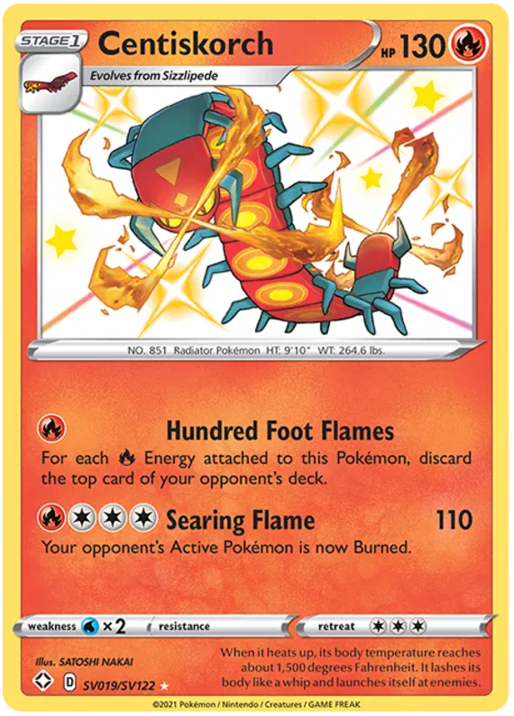 Centiskorch SV019/SV122 Shining Fates