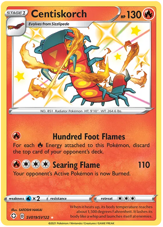 Centiskorch SV019/SV122 Shining Fates