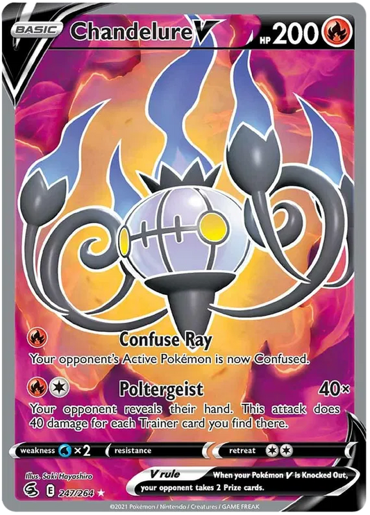 Chandelure V 247/264 Sword & Shield Fusion Strike