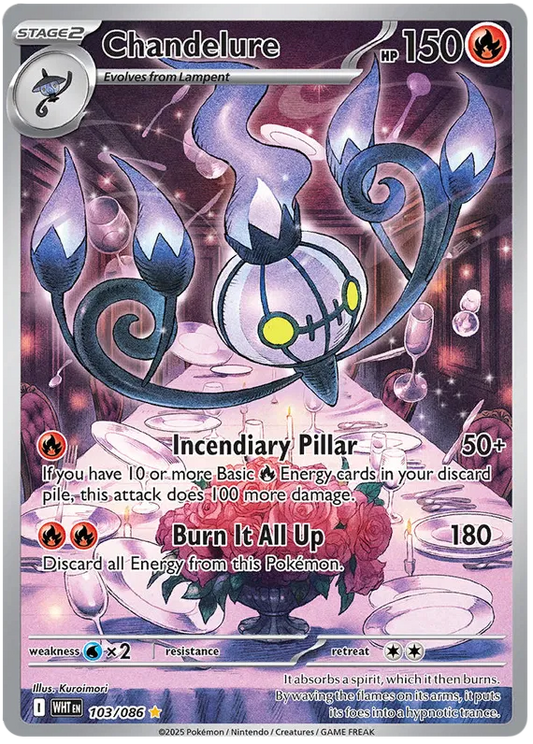Chandelure 103/086 White Flare