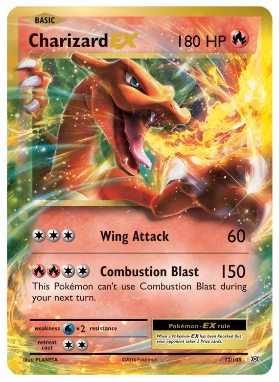 Charizard EX 12/108 Evolutions