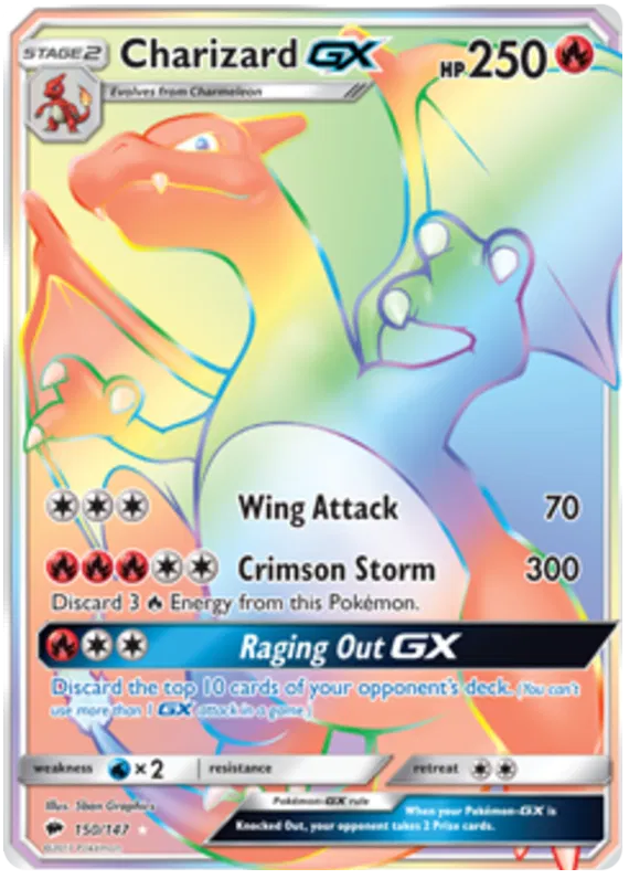 Charizard GX 150/147 Burning Shadows