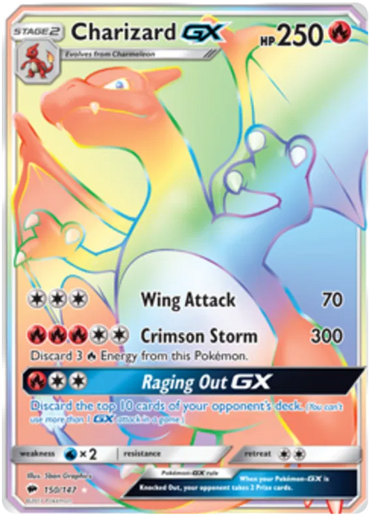 Charizard GX 150/147 Burning Shadows