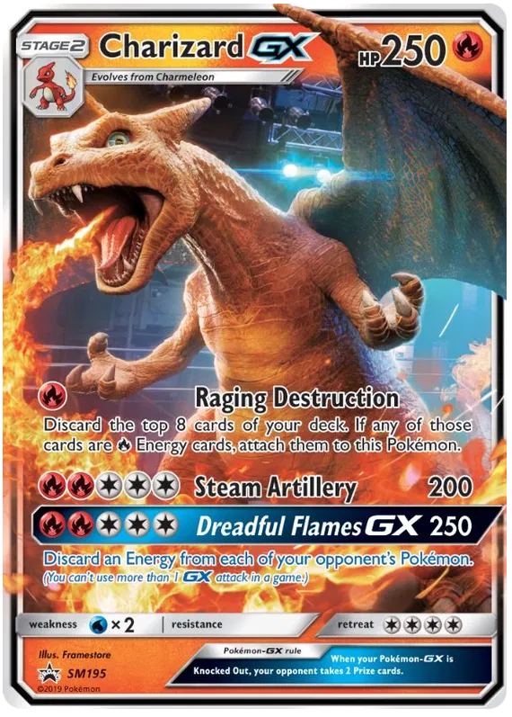 Charizard GX SM195 Sun & Moon Promos